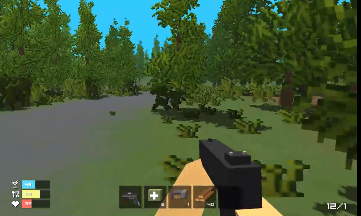 픽셀 서바이벌 총쏘기게임 : 액션슈팅 플레이 모습