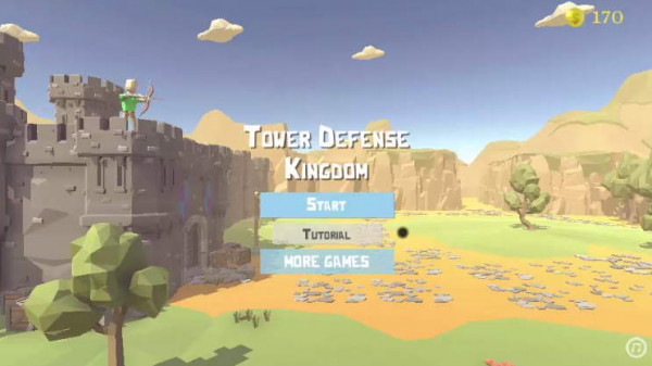 킹덤 타워 디펜스 게임 (TOWER DEFENSE KINGDOM) 플레이 장면
