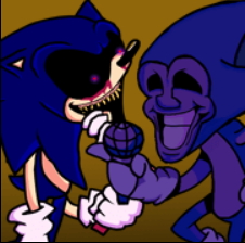 프나펌 소닉.exe 모드 - FNF: Sonic.Exe and Majin Sonic sings “Too Slow”﻿ 
