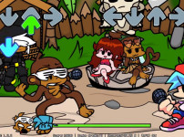 프라이데이 나이트 펌킨 원숭이모드 게임 플레이모습