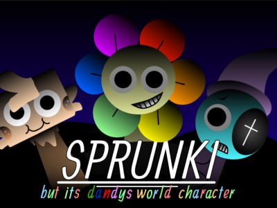  Sprunki but its Dandys World Character 스프런키 게임모드 플레이 장면