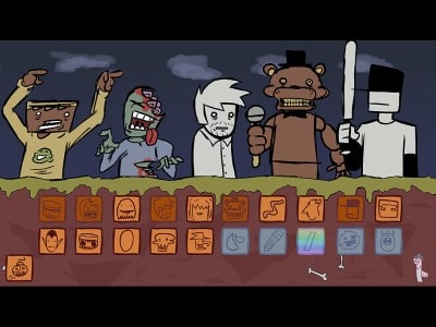 World of Zombies Sprunki 스프런키 게임모드 플레이 장면