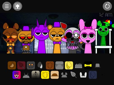  Sprunki FNAF 4 스프런키 게임모드 플레이 장면