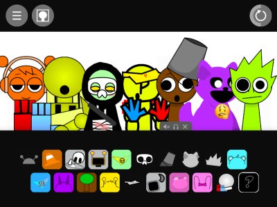 Sprunki CoolFox Pro 스프런키 게임모드 플레이 장면
