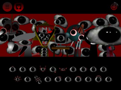 Sprunki Phase 3: Cursed 스프런키 게임모드 플레이 장면