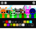  Sprunki Reskin 스프런키 게임모드 플레이 장면