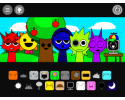  Sprunki: Night Time Modded 스프런키 게임모드 플레이 장면