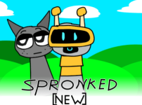  Sprunki Spronked 스프런키 게임모드 플레이 장면