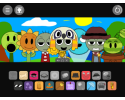  Sprunki PvZ (Plant vs Zombies) 스프런키 게임모드 플레이 장면