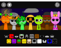  Sprunki Halloween 스프런키 게임모드 플레이 장면