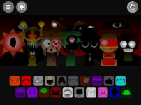  Sprunki Terror Forms 스프런키 게임모드 플레이 장면