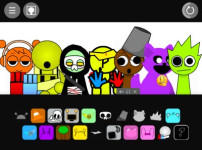  Sprunki CoolFox Pro 스프런키 게임모드 플레이 장면