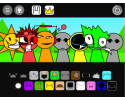  Sprunki Remake Fire 스프런키 게임모드 플레이 장면