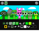  Sprunki Green Gang 스프런키 게임모드 플레이 장면