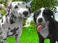 개_시뮬레이터_3D_게임_(DOG_SIMULATOR_3D)_플레이장면