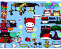 헬로키티_옷입히기게임_Dress_Up_Hello_Kitty_플레이_화면