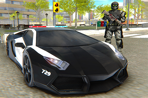 경찰운전 시뮬레이션 게임 POLICE COP DRIVER SIMULATOR 플레이 모습