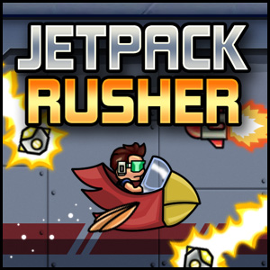 제트팩 게임 JETPACK RUSHER 플레이 모습