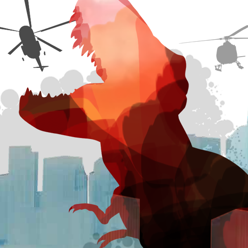 티라노의 공격 게임 LA REX 플레이 모습