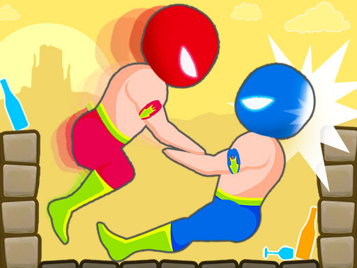 술취한_씨름_2인용게임_(DRUNKEN_WRESTLE)_게임_플레이_장면