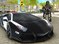 경찰운전 시뮬레이션 게임 POLICE COP DRIVER SIMULATOR 플레이 모습