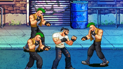 거리 위 싸움 게임 (BEAT EM UP STREET FIGHT 2D)