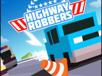 고속도로 속 강도 게임 HIGHWAY ROBBERS 플레이 모습