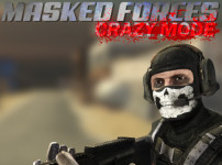 마스크를 쓴 미친 군인 게임 MASKED FORCES CRAZY MODE 플레이 모습