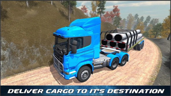 트레일러_트럭_스뮬레이션_게임_(TRILER_TRUCK_SIMULATOR_OFF_ROAD)_플레이장면