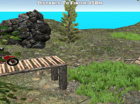 산_속_오프로드_오토바이_게임_(FOREST_BIKE_TRIALS_2019)_플레이장면