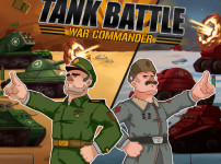탱크 세계 전투 게임 TANK BATTLE WAR COMMANDER 플레이 모습