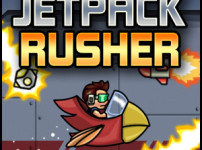 제트팩 게임 JETPACK RUSHER 플레이 모습