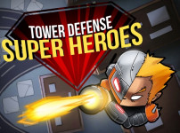 다크히어로 타워 디펜스 게임 TOWER DEFENSE SUPER HEROES 플레이 모습