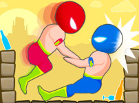 술취한_씨름_2인용게임_(DRUNKEN_WRESTLE)_게임_플레이_장면