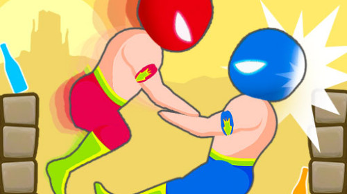 술취한 씨름 2인용게임 (DRUNKEN WRESTLE)