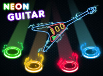 네온_기타_게임_(NEON_GUITAR)_플레이_장면_사진