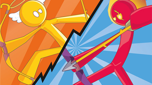 스틱맨 궁수전쟁 2인용게임 (STICKDOLL : GOD OF ARCHERY)