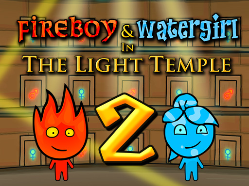 불소년과_워터소녀_라이트_템플_게임_(FIREBOY_AND_WATERGIRL_2_LIGHT_TEMPLE)_플레이장면