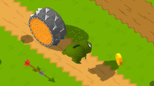 개구리 길 건너기 게임 (FROGGER)