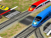 철도_속_열차_게임_(RAILROAD_CROSSING_MANIA_GAME)_플레이장면