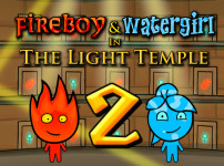 불소년과_워터소녀_라이트_템플_게임_(FIREBOY_AND_WATERGIRL_2_LIGHT_TEMPLE)_플레이장면