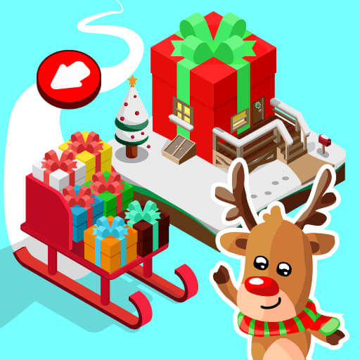 산타_선물_배달_게임_(SANTA_GIFT_DELIVERY)_플레이장면