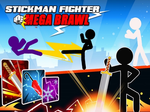 스틱맨_파이터_게임_(STICKMAN_FIGHTER_:_MEGA_BRAWL)_플레이장면