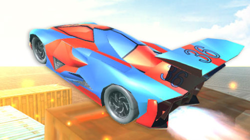 하늘을 날아다니는 자동차 레이싱 게임 (FLY CAR STUNT)
