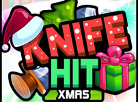 나이프_던지기_크리스마스_게임_(KNIFE_HIT_XMAS)_플레이장면