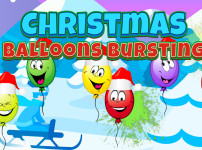 크리스마스_풍선_터트리기_게임_(CHRISTMAS_BALLOONS_BURSTING)_플레이장면