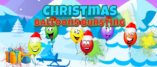 크리스마스_풍선_터트리기_게임_(CHRISTMAS_BALLOONS_BURSTING)_플레이장면