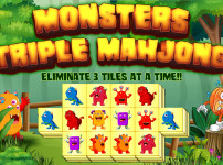 몬스터_카드_모으기_게임_(MONSTER_TRIPLE_MAHJONG)_플레이장면