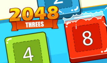 2048_합산_퍼즐게임_(2048_Threes)_게임화면