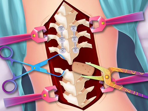 안나의_척추_측만증_수술_게임_(ANNA_SCOLIOSIS_SURGERY)_플레이장면